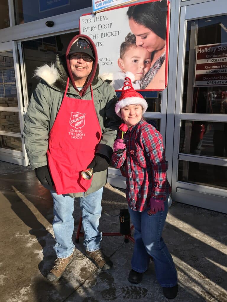 Salvation Army photo of two people